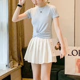 フロントツイストクロップドTシャツ Tシャツ シンプルシャツ | PREMINA | 詳細画像16