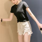 フロントツイストクロップドTシャツ Tシャツ シンプルシャツ | PREMINA | 詳細画像26