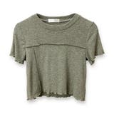 クロップドミニTシャツ Tシャツ シンプルシャツ | PREMINA | 詳細画像22