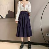 【SK】ミモレ丈ティアードスカート スカート ロングスカート | PREMINA | 詳細画像3 