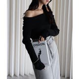 オフショルダープルオーバーニット | YENNA | 詳細画像18