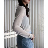 シアーロングスリーブTシャツ | YENNA | 詳細画像10