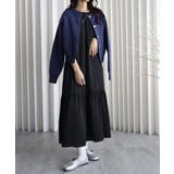 ブラック | 裾フレアノースリワンピース | YENNA