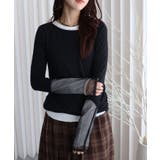 ロングスリーブTシャツ/メッシュ切替ロングTシャツ | YENNA | 詳細画像4