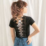 ブラック | カットソー バック開き セクシー | 夢展望