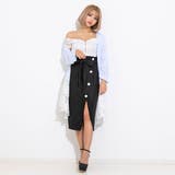 サックス | カーディガン イレヘム裾 バラレース | 夢展望