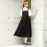 ブラック | スカート ロング フレア | 夢展望
