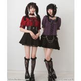 蝶々チャームチョーカーレースアップハトメブレードブラウス 量産型 地雷系 | DearMyLove | 詳細画像2 