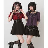 蝶々チャームチョーカーレースアップハトメブレードブラウス 量産型 地雷系 | DearMyLove | 詳細画像4 