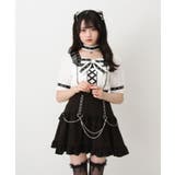 蝶々チャームチョーカーレースアップハトメブレードブラウス 量産型 地雷系 | DearMyLove | 詳細画像18 