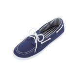 [ボーダー裏地が可愛い マリン風デッキシューズスニーカー |MR|GL|CS] | 夢展望 | 詳細画像2 