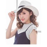 [麦わら風ペーパー素材中折れつば広帽子 |NL|GL|CS] | 夢展望 | 詳細画像5 