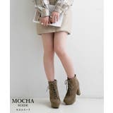 レースアップ 太ヒール ショートブーツ | 夢展望 | 詳細画像30 