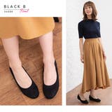 フラットシューズ 選べるポインテッドトゥorラウンドトゥ 楽チンベーシックパンプス | 夢展望 | 詳細画像23