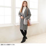 [ポケットファーチェックノーカラーチェスターコート|NL|CS||] | 夢展望 | 詳細画像6 