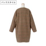 [ポケットファーチェックノーカラーチェスターコート|NL|CS||] | 夢展望 | 詳細画像19 