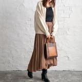 ショルダーレース裾フリルリブキャミソール 韓国ファッション オルチャン | 夢展望 | 詳細画像3 