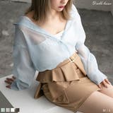 シャツ ビッグシルエット オーガンジー | 夢展望 | 詳細画像1
