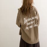 バックメッセージ オーバーサイズ シャツ | 夢展望 | 詳細画像7