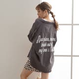バックメッセージ オーバーサイズ シャツ | 夢展望 | 詳細画像12