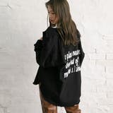 バックメッセージ オーバーサイズ シャツ | 夢展望 | 詳細画像19