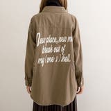 バックメッセージ オーバーサイズ シャツ | 夢展望 | 詳細画像28