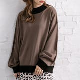 ハイネックバックロゴ ニット トップス | 夢展望 | 詳細画像7