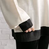 ハイネックバックロゴ ニット トップス | 夢展望 | 詳細画像20