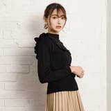 ケーブル柄フリルリボンニットトップス 韓国 オルチャン 夢展望 | 夢展望 | 詳細画像9