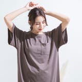 韓国選べる丈胸ポケットTシャツワンピース 韓国ファッション オルチャン 夢展望 | 夢展望 | 詳細画像10