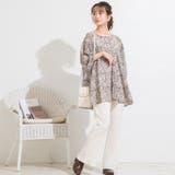 花柄バックリボンボタンミニワンピース 韓国 オルチャン 夢展望 | 夢展望 | 詳細画像15