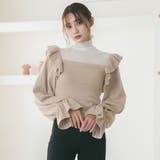 ボリュームフリルスクエアネックニットトップス 韓国 オルチャン 夢展望 | 夢展望 | 詳細画像7