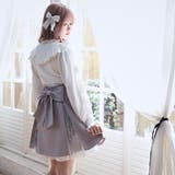 大きめリボンレース切替スカート 韓国 オルチャン 夢展望 | DearMyLove | 詳細画像5