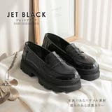 厚底ブラックローファーパンプス 韓国 オルチャン 夢展望 | 夢展望 | 詳細画像5