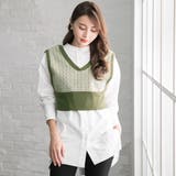 【前後2WAY】幾何学柄レースアップビスチェ 韓国 オルチャン 夢展望 | 夢展望 | 詳細画像7