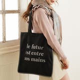 A4対応グラフィックスエードトートバッグ 韓国 オルチャン 夢展望 | 夢展望 | 詳細画像3