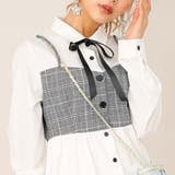 ビスチェ風シャツワンピース【M~3L】 韓国 オルチャン 夢展望 | 夢展望 | 詳細画像4