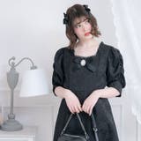 ジャガードパワショルビジューワンピース 量産型 地雷系 夢展望 | DearMyLove | 詳細画像17