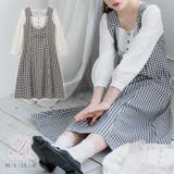 丸いヨークの美ラインワンピース 韓国 オルチャン 夢展望 | DearMyLove | 詳細画像1