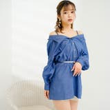 2WAYオフショルシャツワンピース【M~3L】 韓国 オルチャン 夢展望 | 夢展望 | 詳細画像7