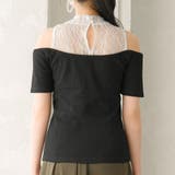 レースレイヤードテレコリブトップス 韓国 夢展望 | 夢展望 | 詳細画像20