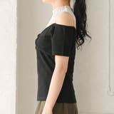 レースレイヤードテレコリブトップス 韓国 夢展望 | 夢展望 | 詳細画像21