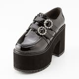 ダブルビジュー厚底ローファーパンプス 量産型 地雷系 夢展望 | DearMyLove | 詳細画像12 