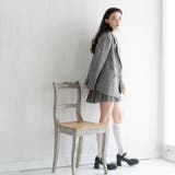ジャケット&プリーツミニスカパンチェック柄セットアップ 量産型 地雷系 夢展望 | DearMyLove | 詳細画像4