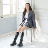 ジャケット&プリーツミニスカパンチェック柄セットアップ 量産型 地雷系 夢展望 | DearMyLove | 詳細画像15