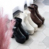 12cm厚底ストレッチショートブーツ 韓国 夢展望 ギャル ガーリー アイドル | 夢展望 | 詳細画像23