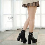 12cm厚底ストレッチショートブーツ 韓国 夢展望 ギャル ガーリー アイドル | 夢展望 | 詳細画像28