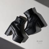 12cm厚底ストレッチショートブーツ 韓国 夢展望 ギャル ガーリー アイドル | 夢展望 | 詳細画像29