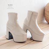 12cm厚底ストレッチショートブーツ 韓国 夢展望 ギャル ガーリー アイドル | 夢展望 | 詳細画像31