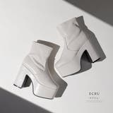 12cm厚底ストレッチショートブーツ 韓国 夢展望 ギャル ガーリー アイドル | 夢展望 | 詳細画像33